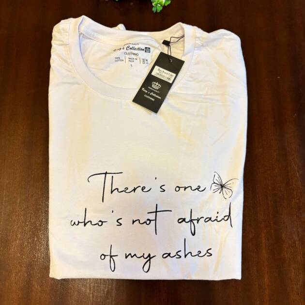 Beauty For Ashes White T-shirt