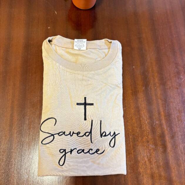 Saved by grace t-shirt