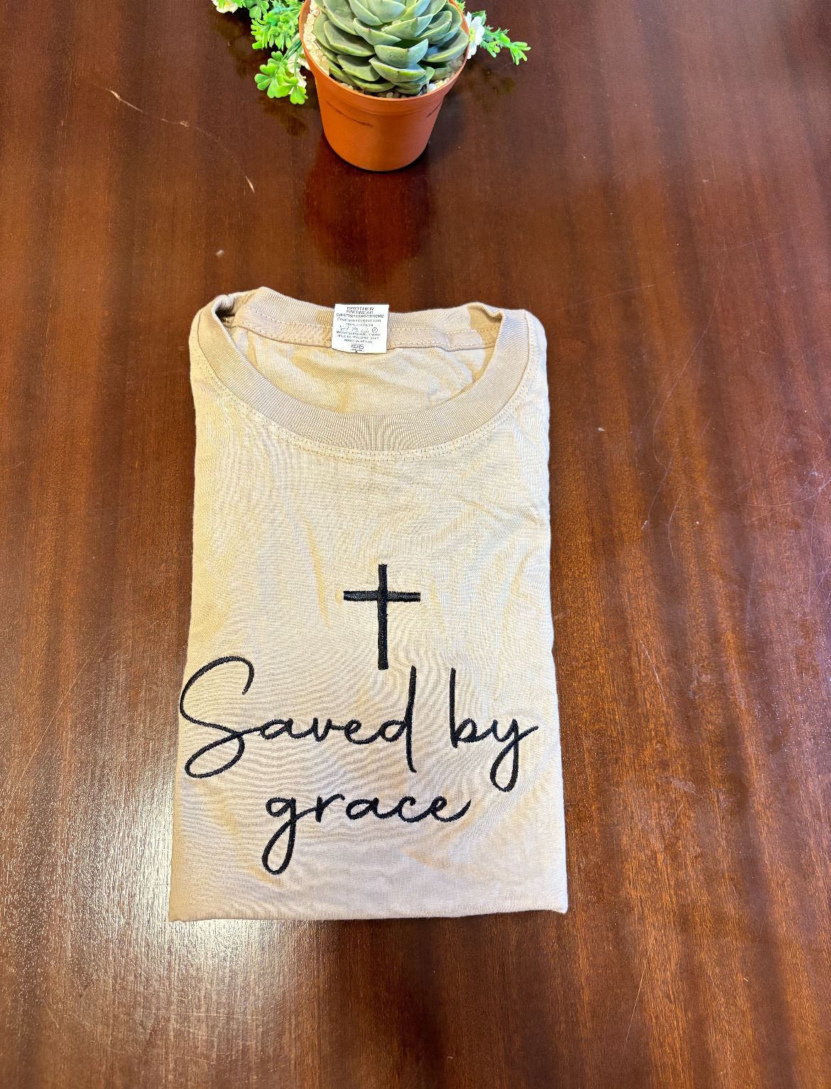 Saved by grace t-shirt